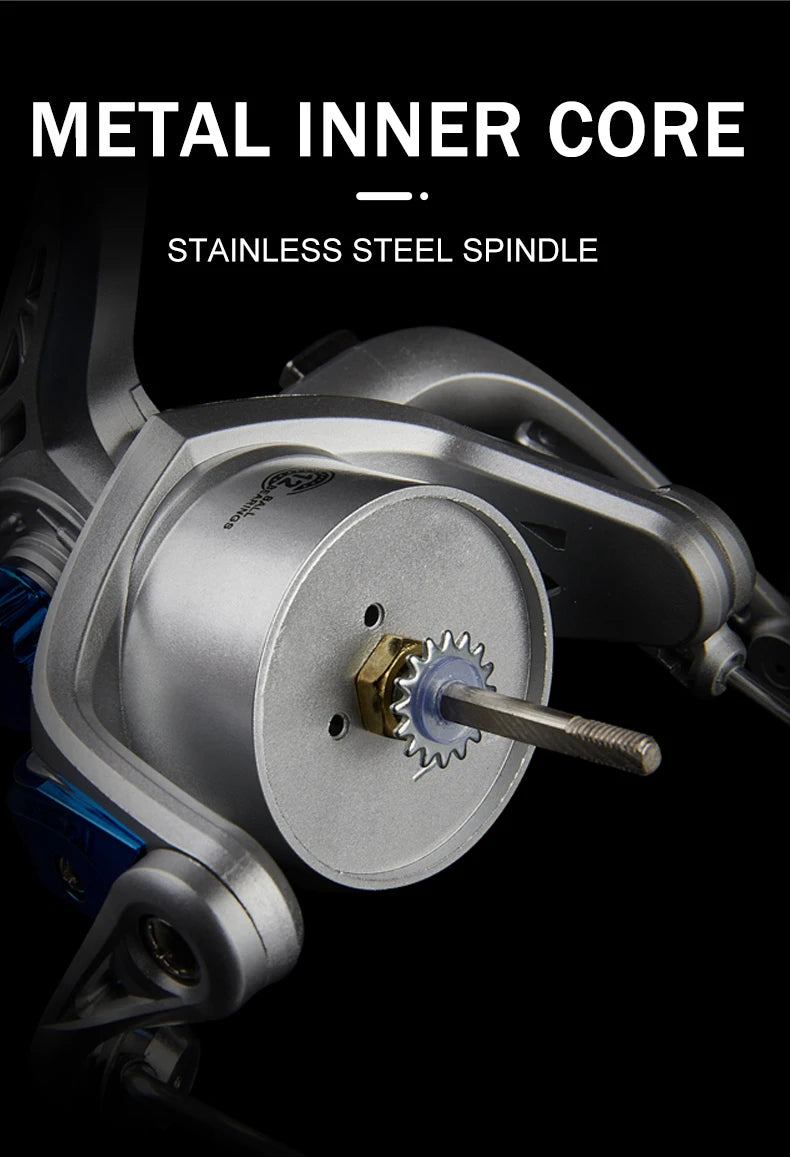 BILLINGS AC Spinning Reel – 22LB Max Drag, 5.2:1 Gear Ratio, Metal Spool