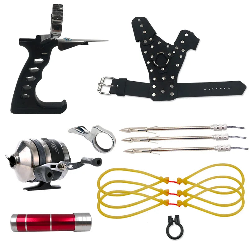 hoot Fish Slingshot Bow & Arrow Set – High-Speed Fishing & Hunting Tool
