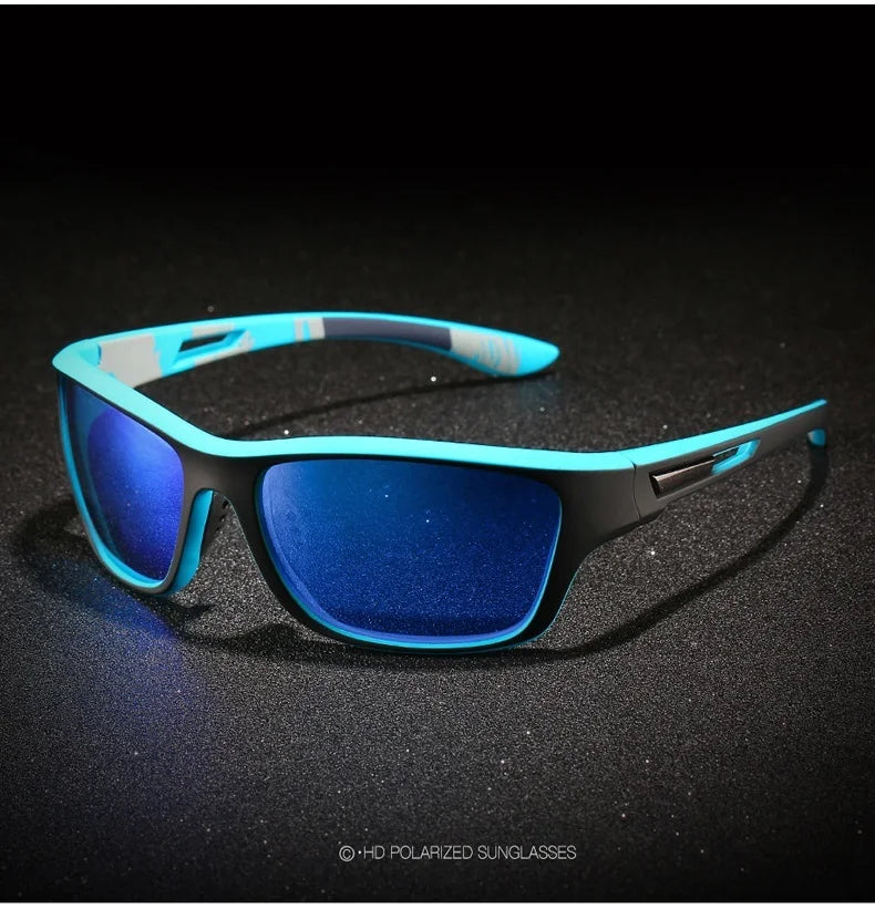 Men’s Polarized Fishing Sunglasses – UV Protection with Glasses Chain
