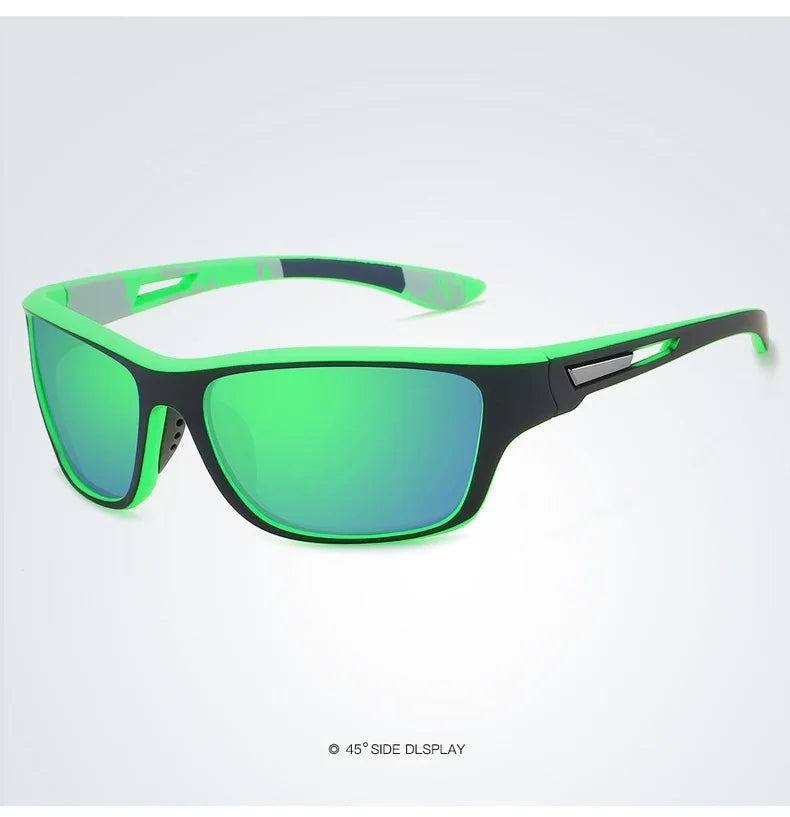 Men’s Polarized Fishing Sunglasses – UV Protection with Glasses Chain