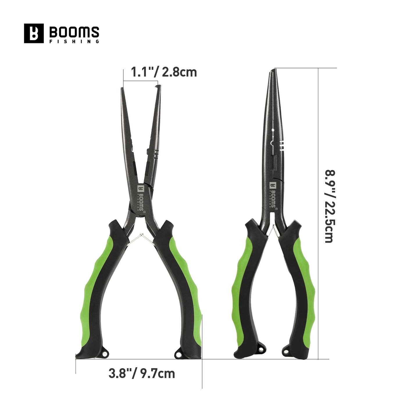 Booms Fishing F03 Multifunction Fishing Pliers – 9.25” Stainless Steel