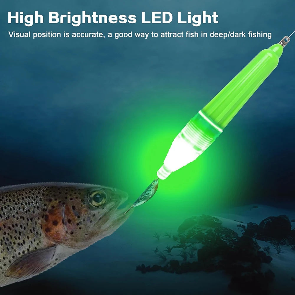 LED Underwater Fishing Light – Deep Drop Glow Bait Lamp for Night Fishing