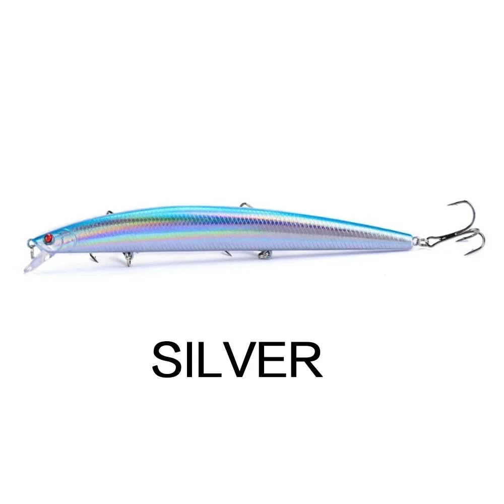 FLYSAND 18cm / 24g Crankbait Hard Fishing Lure with 3 Treble Hooks