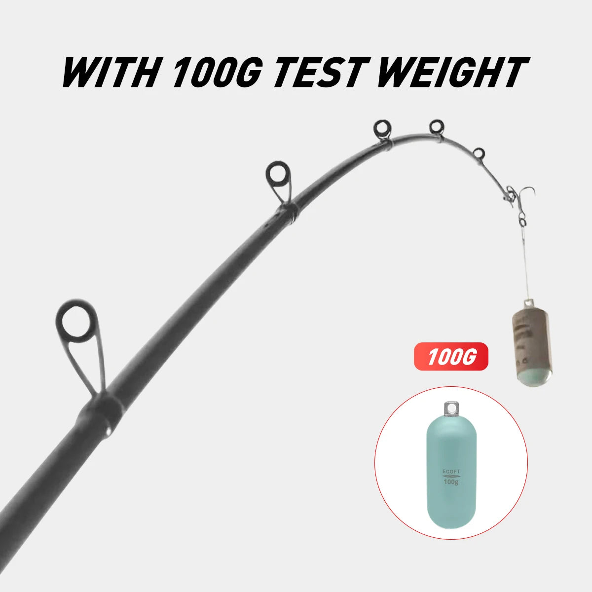 Long Casting Inshore Spinning Rod – 2.7M / 3.0M / 3.3M Carbon Rod with Fuji Guides