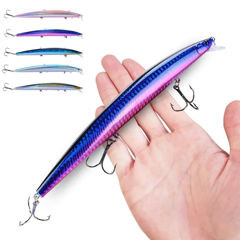 FLYSAND 18cm / 24g Crankbait Hard Fishing Lure with 3 Treble Hooks