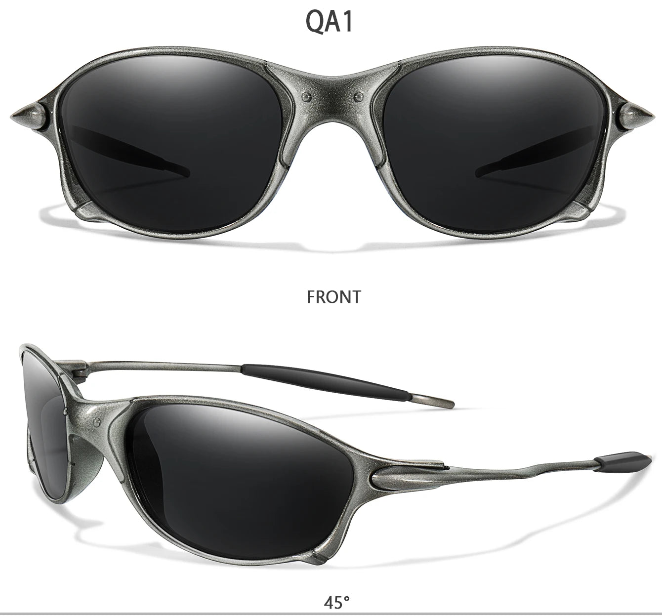 Polarized Fishing Sunglasses – Metal Frame UV Protection for Men & Women