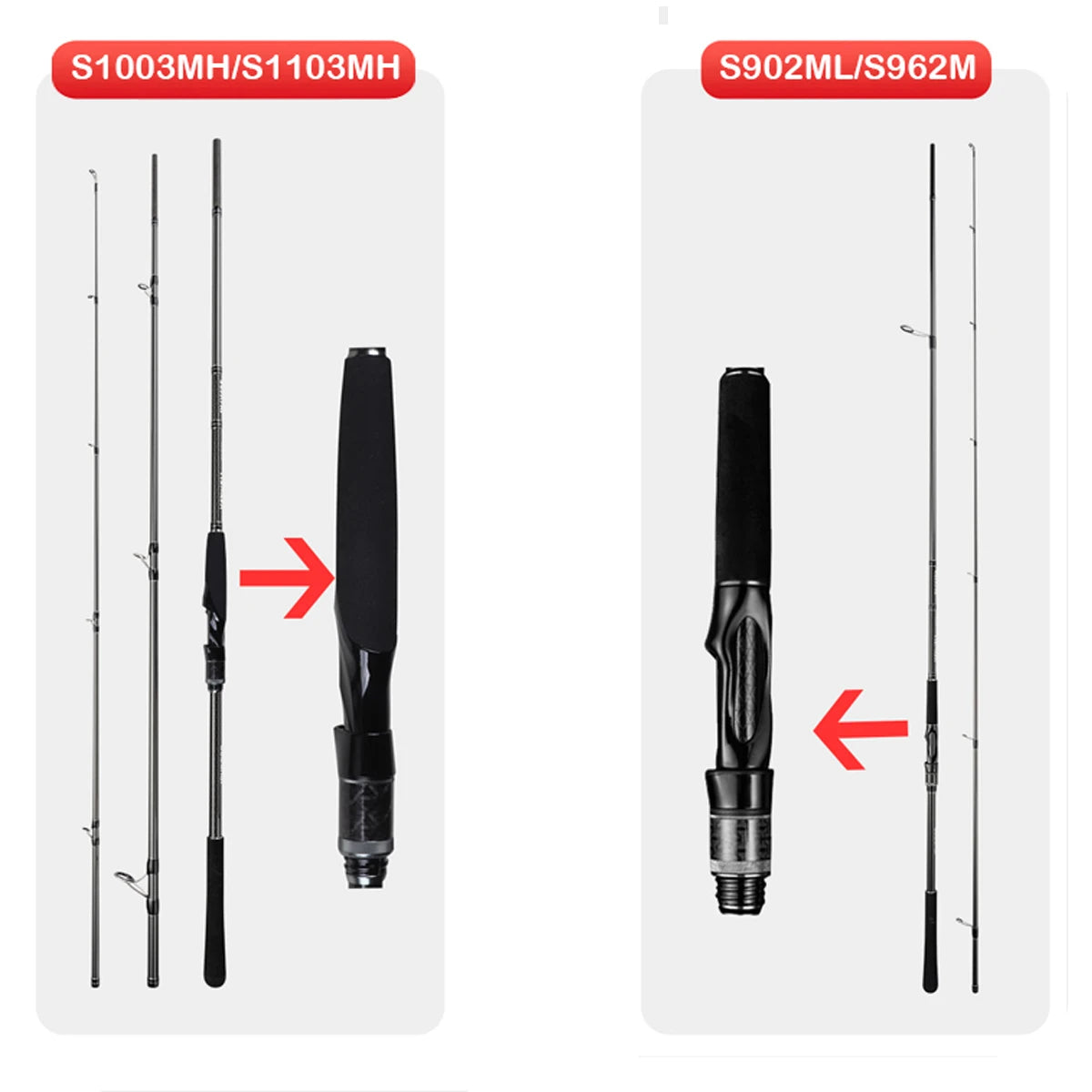 Long Casting Inshore Spinning Rod – 2.7M / 3.0M / 3.3M Carbon Rod with Fuji Guides