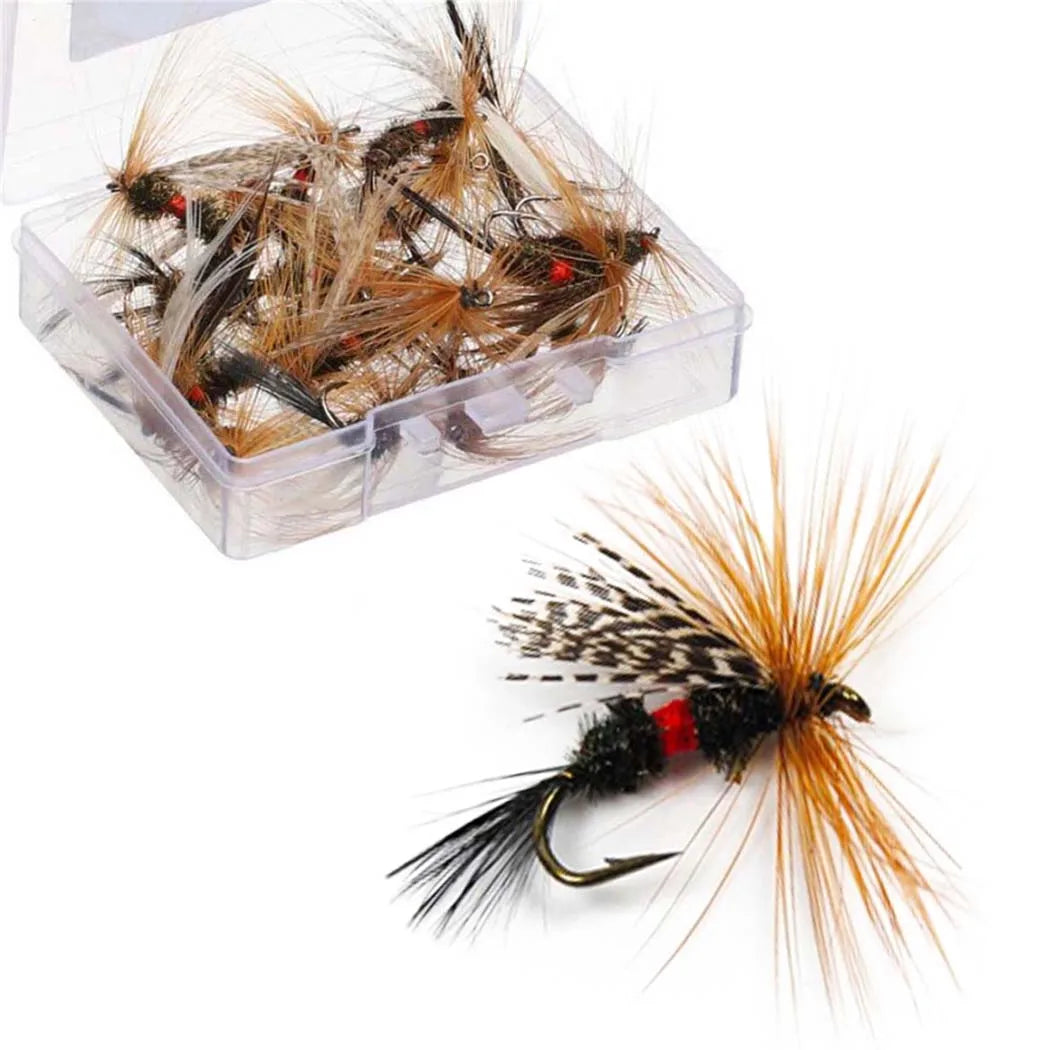 Dragonfly & Caddisfly Fly Fishing Lures – 5/10/20 pcs Dry Flies for Trout