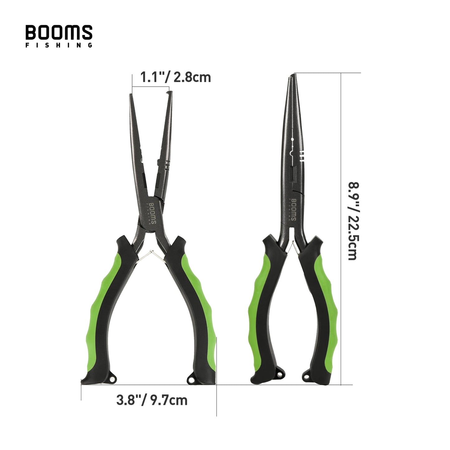 Booms Fishing F03 Multifunction Fishing Pliers – 9.25” Stainless Steel