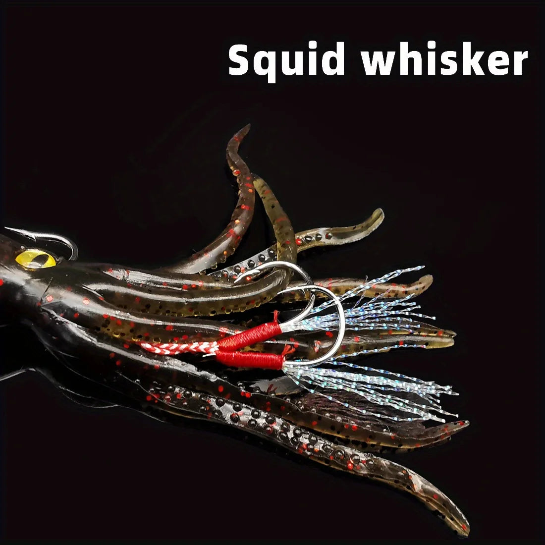 Octopus Soft Fishing Lure – Double Hook for Salmon, Bass & Trout