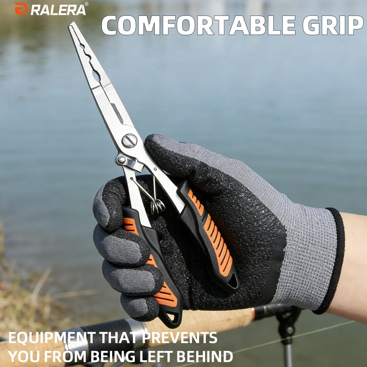 Professional Fishing Gear Set – Pliers, Line Cutter, Fish Clamp & Storage Bag