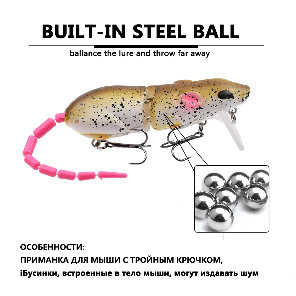 15.5CM Mouse Fishing Lure
