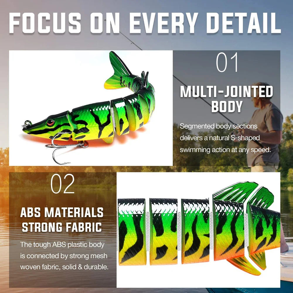 NFS Multi-Jointed Swimbait – Realistic Bionic Lure for Bass & Trout