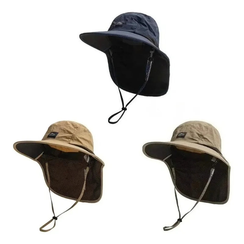 Unisex UV Protection Fishing Hat – Windproof & Quick-Drying with Neck Coverage