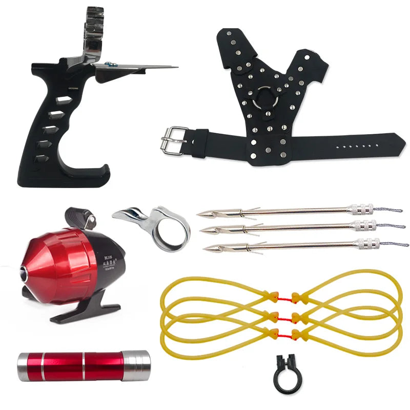 hoot Fish Slingshot Bow & Arrow Set – High-Speed Fishing & Hunting Tool