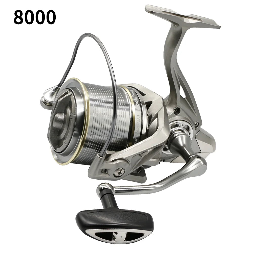 NGK Stainless Steel Bearing Spinning Fishing Reel – 25KG Drag, 8000–14000 Series