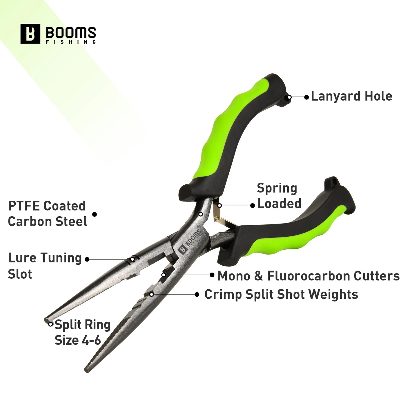 Booms Fishing F03 Multifunction Fishing Pliers – 9.25” Stainless Steel