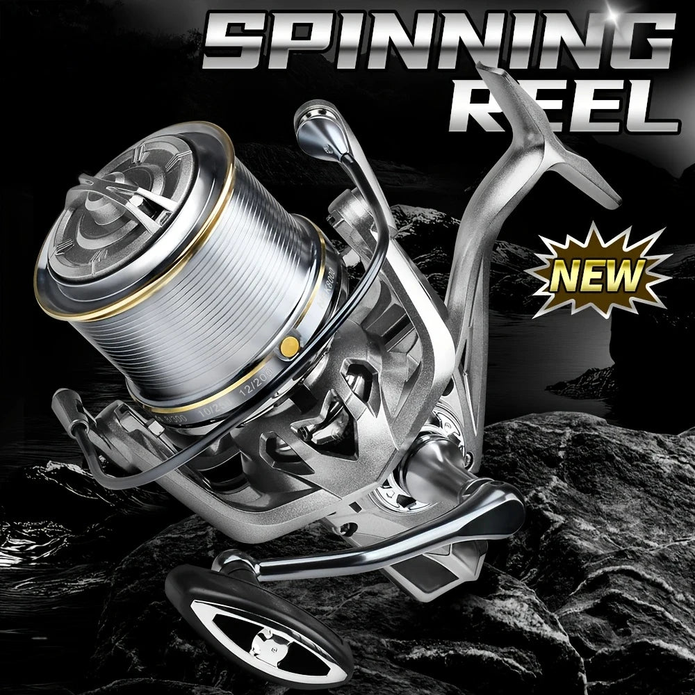 NGK Stainless Steel Bearing Spinning Fishing Reel – 25KG Drag, 8000–14000 Series