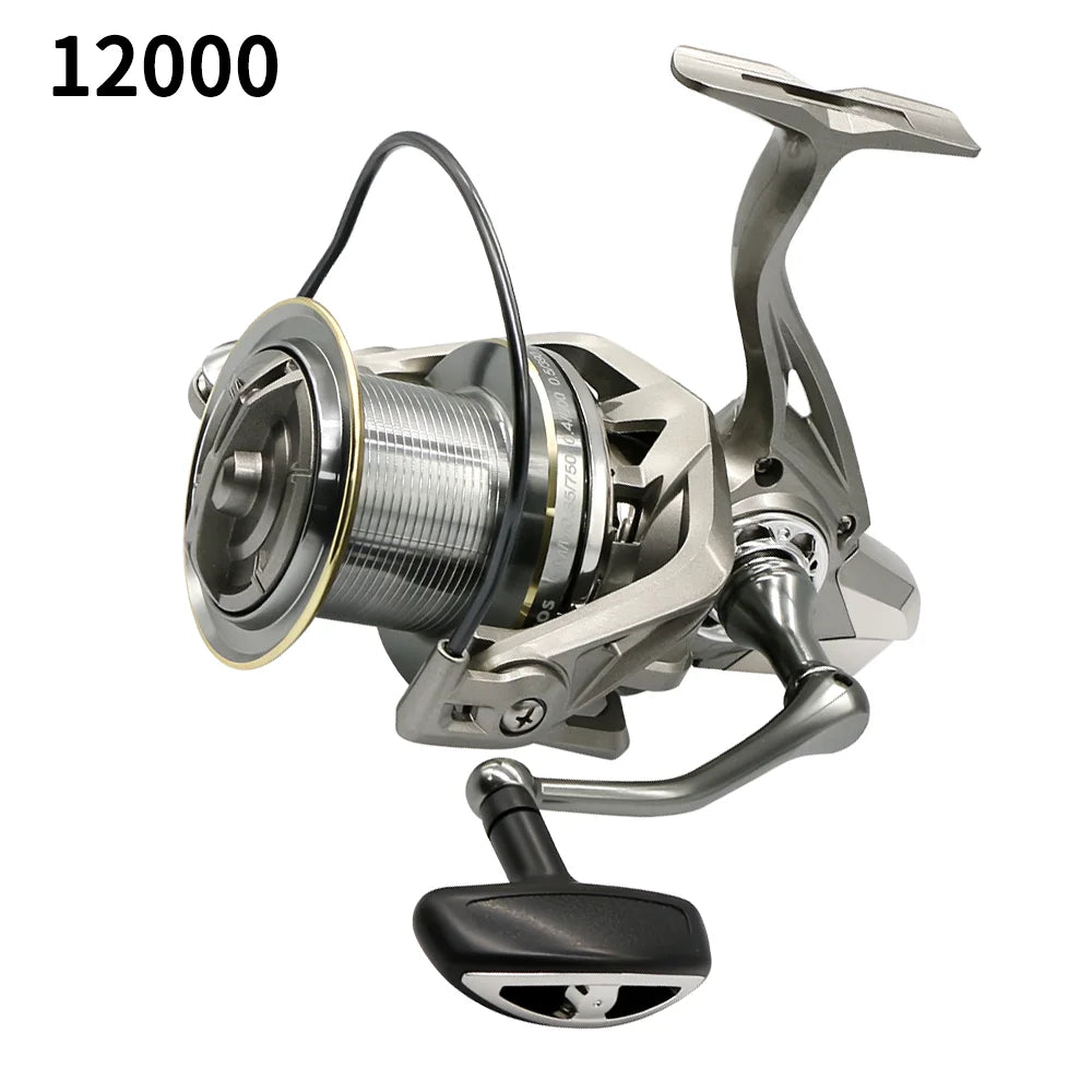 NGK Stainless Steel Bearing Spinning Fishing Reel – 25KG Drag, 8000–14000 Series