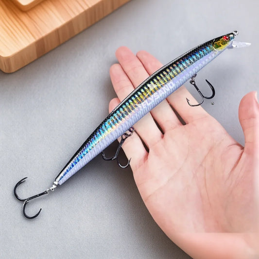 FLYSAND 18cm / 24g Crankbait Hard Fishing Lure with 3 Treble Hooks