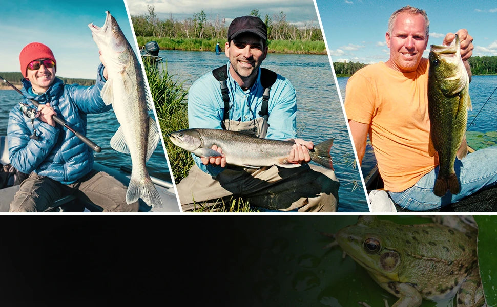 Topwater Frog Lure – Realistic Bass & Trout Soft Swimbait with Weedless Hooks