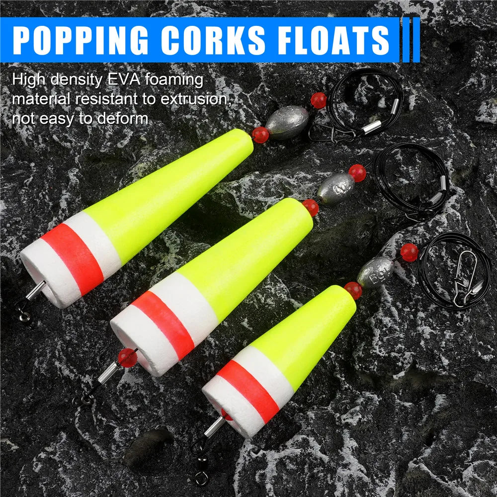 Weighted Popping Cork – Saltwater Float Rig (15g / 20g / 30g)