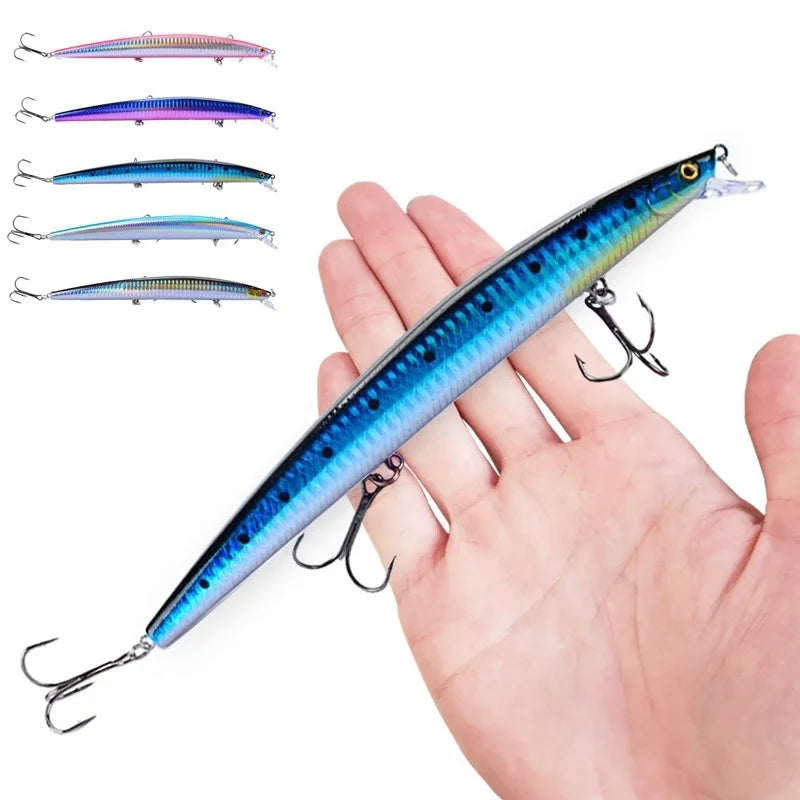 FLYSAND 18cm / 24g Crankbait Hard Fishing Lure with 3 Treble Hooks