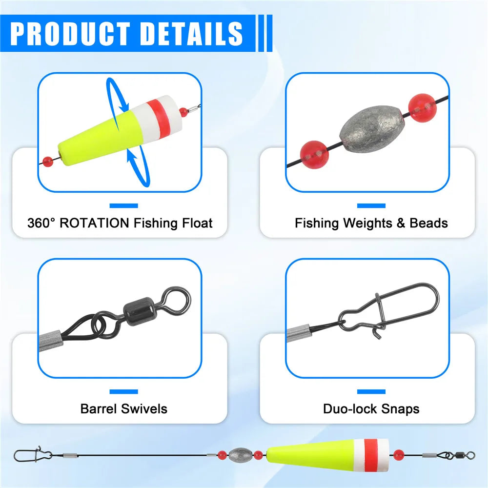Weighted Popping Cork – Saltwater Float Rig (15g / 20g / 30g)
