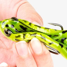 Topwater Frog Lure – Realistic Bass & Trout Soft Swimbait with Weedless Hooks