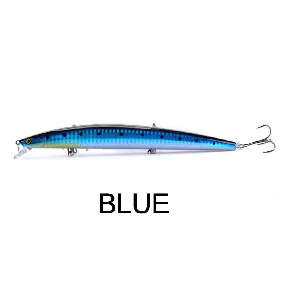 FLYSAND 18cm / 24g Crankbait Hard Fishing Lure with 3 Treble Hooks