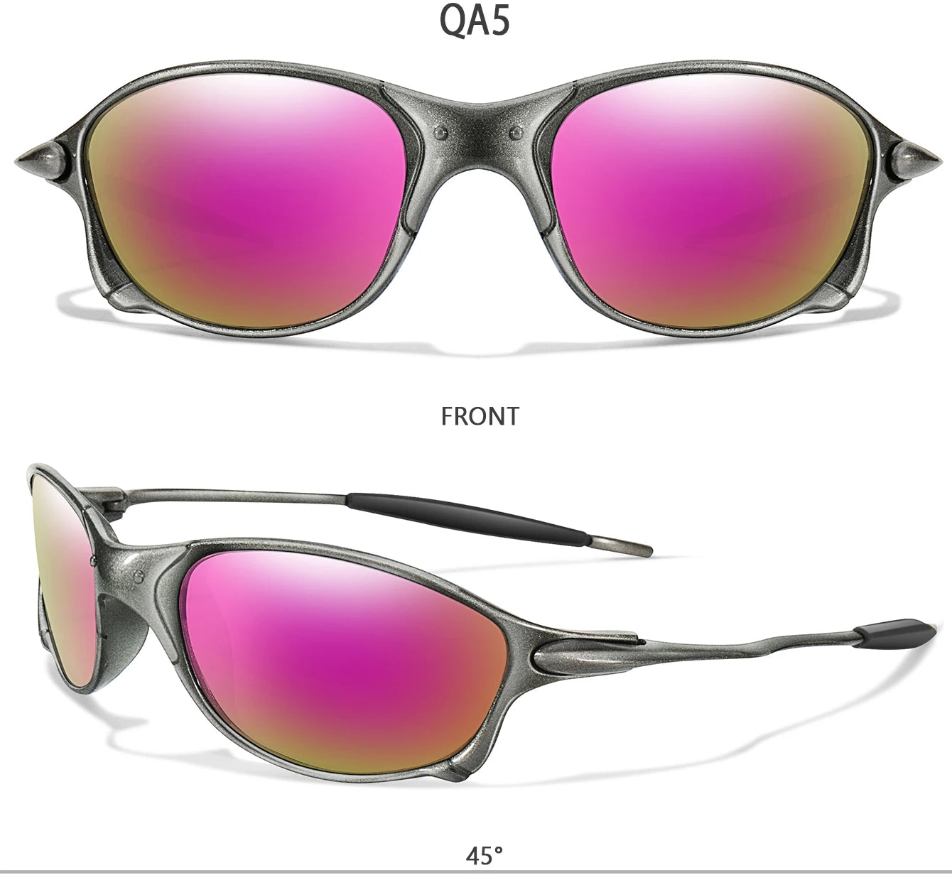 Polarized Fishing Sunglasses – Metal Frame UV Protection for Men & Women