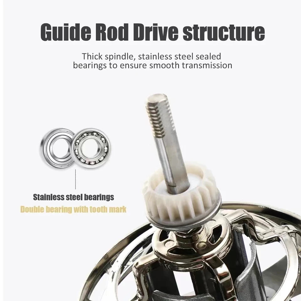 NGK Stainless Steel Bearing Spinning Fishing Reel – 25KG Drag, 8000–14000 Series